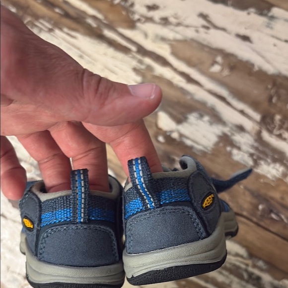 Keen Blue and Gray Outdoor Sandals with Protective Toe - Picture 9 of 10